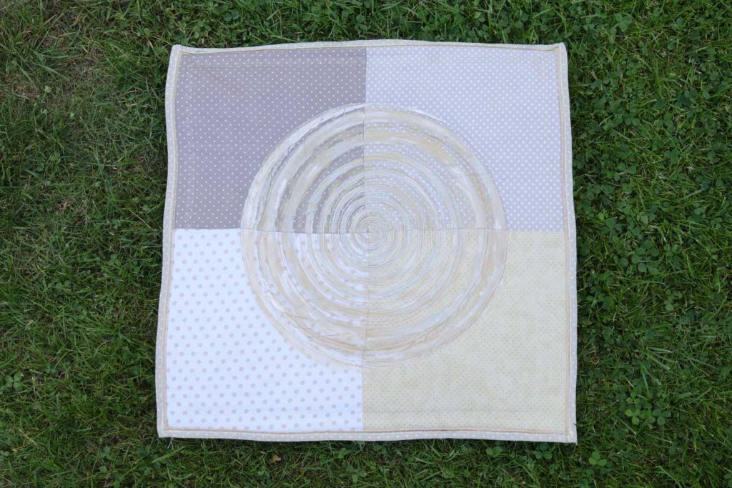 Quilt Kreise in Quadraten