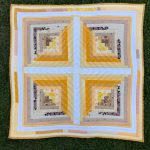 Quilt Quadrate und Linien